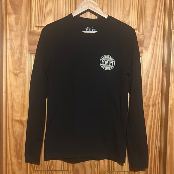 YETI Classic Black Long Sleeve Tee - Picture 1 of 5